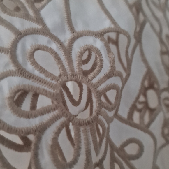 RED Valentino White Lace Midi Dress Size 40 - Picture 6 of 8